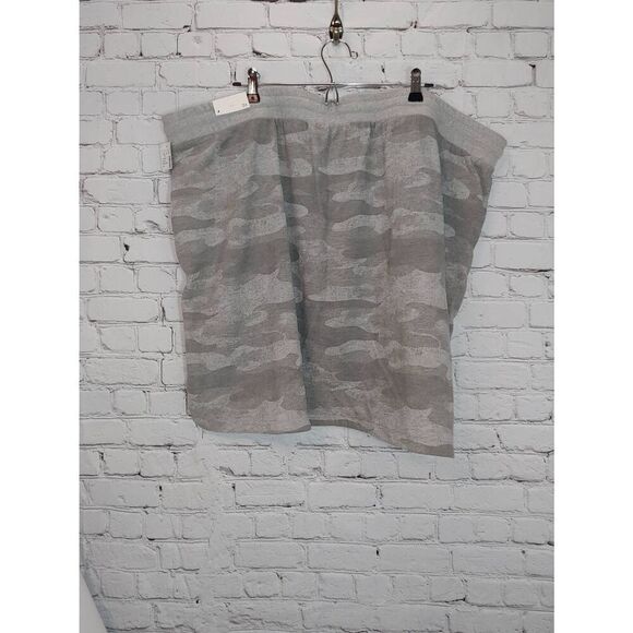 Maurices Women's Size 3X Grey Army Camouflage Knit Skirt - Picture 5 of 5